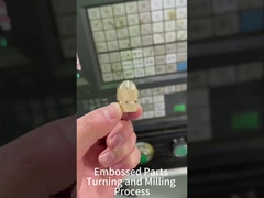 凸版部品の回転とフレーシング プロセス