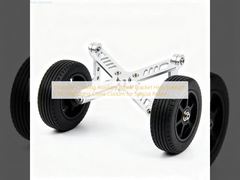 障害物乗り越え補助車輪ブラケット 高強度CNC機械加工 中国カスタム 特殊ロボット用